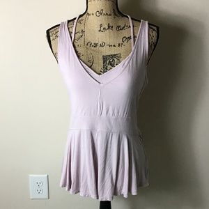 Free People Layered T Back Tank Top